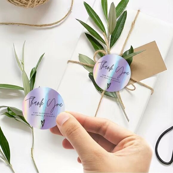 Thank you stickers 500 pcs - Picture 4 of 6